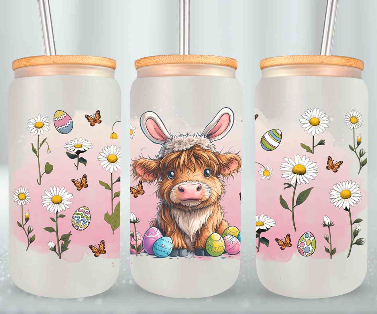 Highland Cow Easter-10403
